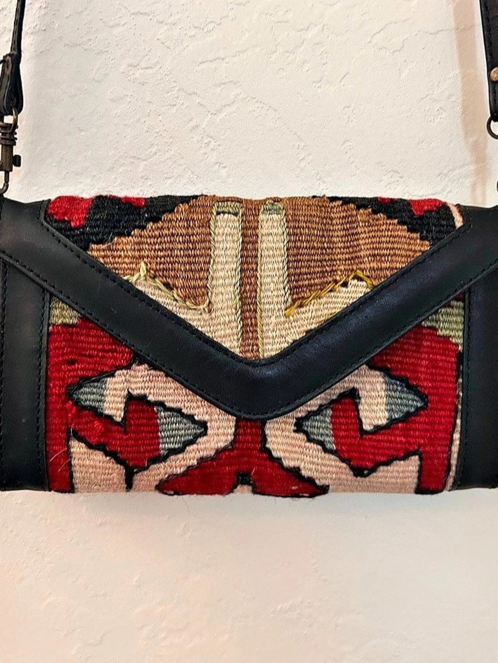 Handcrafted Kilim Crossbody Clutch